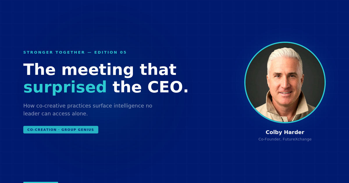 The meeting that surprised the CEO.